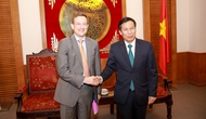 Bộ trưởng Bộ VHTTDL Nguyễn Ngọc Thiện tiếp Đại sứ Pháp tại Việt Nam