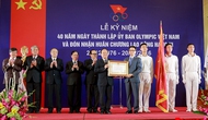 Ủy ban Olympic Việt Nam đón nhận Huân chương Lao động hạng Ba