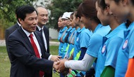 Bộ trưởng Nguyễn Ngọc Thiện thăm và chúc Tết tại Trung tâm huấn luyện Thể thao Quốc gia