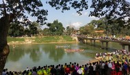 Hà Tĩnh: Sôi nổi ngày hội đua thuyền truyền thống