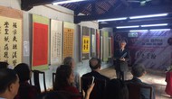 Hà Nội: Triển lãm thư pháp chào mừng 64 năm giải phóng 
