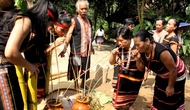 Tái hiện Lễ mừng lúa mới dân tộc Xơ Đăng tỉnh Kon Tum