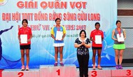 Giải Quần vợt Đại hội TDTT Đồng bằng sông Cửu Long lần thứ VII năm 2017: Kiên Giang nhất toàn đoàn