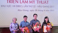 Hậu Giang: Triển lãm mỹ thuật khu vực VIII lần thứ 22