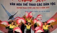 Lai Châu: Ngày hội Văn hóa, Thể thao các dân tộc huyện Tân Uyên