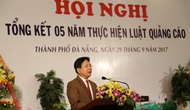 Thứ trưởng Vương Duy Biên dự Hội nghị tổng kết 5 năm thực hiện Luật Quảng cáo