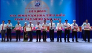 Tây Ninh: Tuyên dương 95 gia đình văn hóa tiêu biểu