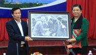 Phó Chủ tịch Thường trực Quốc hội Tòng Thị Phóng làm việc tại Làng Văn hóa - Du lịch các dân tộc Việt Nam