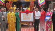 Hà Nội: Đền Lương Sử đón nhận Bằng di tích lịch sử cấp thành phố