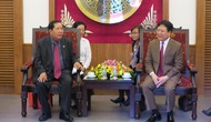 Thứ trưởng Vương Duy Biên tiếp đoàn Quốc Vụ khanh Bộ Văn hóa và Nghệ thuật Campuchia