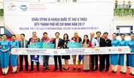 Thành phố Hồ Chí Minh đón vị khách thứ 6 triệu trong năm 2017