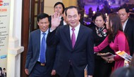 Chủ tịch nước Trần Đại Quang đến dự chương trình nghệ thuật 