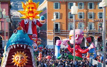 Sôi động lễ hội Carnival Nice ở Pháp