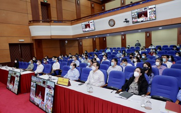 Đảng ủy Bộ VHTTDL tham gia Hội nghị thông báo kết quả Hội nghị lần thứ 4 BCH Trung ương Đảng khóa XIII