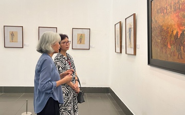 Trưng bày 70 tác phẩm nghệ thuật về những khoảng khắc lịch sử trong chiến dịch Điện Biên Phủ