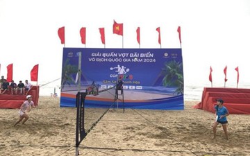 Sôi động giải Quần vợt bãi biển vô địch quốc gia Cup VTV8