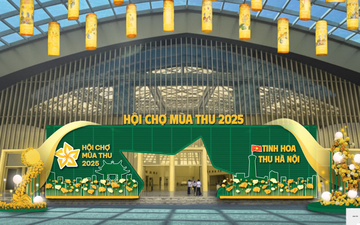 Không gian Hội chợ mùa Thu 2025 được tổ chức như một hành trình xuyên Việt