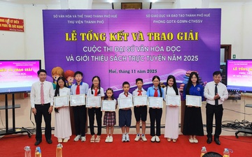 TP Huế: Hơn 19.700 bài tham dự Cuộc thi Đại sứ Văn hóa đọc năm 2025