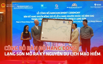 Công bố bản đồ hang động: Lạng Sơn mở ra kỷ nguyên du lịch mạo hiểm