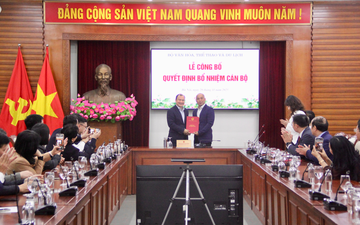 Bộ VHTTDL công bố và trao các quyết định về bổ nhiệm cán bộ