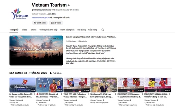 Kênh YouTube của Cục Du lịch Quốc gia Việt Nam đồng hành cùng SEA Games 33