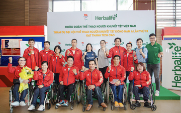 Herbalife Việt Nam đồng hành cùng Đoàn Thể thao Người khuyết tật Việt Nam tham dự ASEAN Para Games lần thứ 13