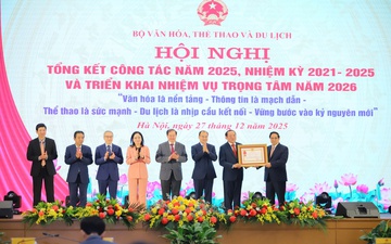 Bộ Văn hóa, Thể thao và Du lịch đón nhận Huân chương Lao động hạng Ba