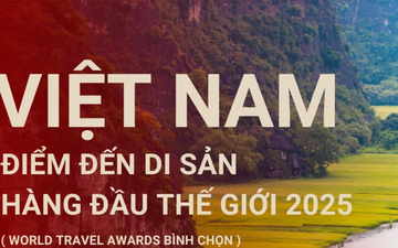 World Travel Awards 2025: Việt Nam tiếp tục được bình chọn là Điểm đến Di sản hàng đầu thế giới