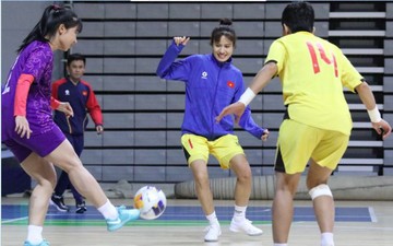 Đội tuyển Futsal nữ Việt Nam quyết tâm giành chiến thắng trước Philippines