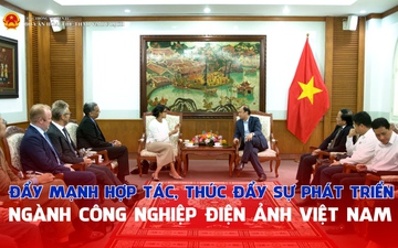 Đẩy mạnh hợp tác, thúc đẩy sự phát triển ngành công nghiệp điện ảnh Việt Nam