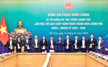 Thủ tướng Phạm Minh Chính làm việc với Ban Chấp hành Đoàn Thanh niên Chính phủ