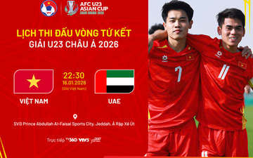 Đội tuyển U23 Việt Nam sẵn sàng cho trận Tứ kết trước đội U23 UAE