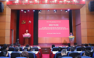 Hội nghị lấy ý kiến cử tri tại Bộ VHTTDL đối với người được giới thiệu ứng cử đại biểu Quốc hội khóa XVI