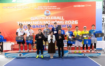 Giải Pickleball Thanh niên mở rộng 2026: Đa dạng hóa các hoạt động thể dục thể thao trong đoàn viên, thanh niên