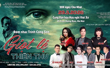 "Giọt lệ Thiên Thu": Đêm nhạc đặc biệt tưởng nhớ 25 năm ngày mất của nhạc sĩ Trịnh Công Sơn