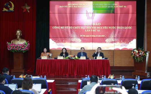 Đại hội Thi đua yêu nước toàn quốc lần thứ XI sẽ diễn ra trong 2 ngày 26 và 27/12/2025