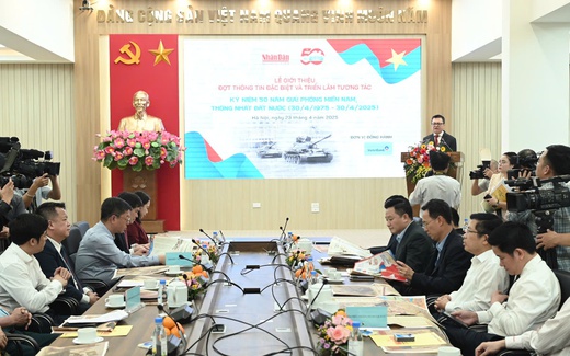 Công bố đợt truyền thông đặc biệt chào mừng 50 năm Ngày Giải phóng miền Nam, thống nhất đất nước của báo Nhân Dân
