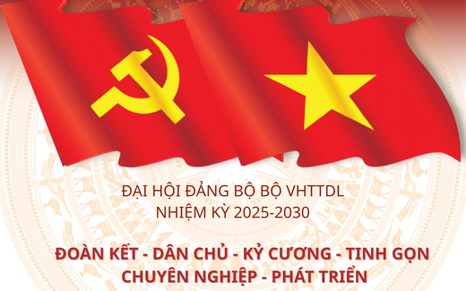 [Infographic] Đại hội đại biểu Đảng bộ Bộ VHTTDL lần thứ I, nhiệm kỳ 2025- 2030