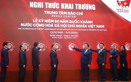 Khai trương Trung tâm Báo chí Lễ kỷ niệm 80 năm Ngày Quốc khánh