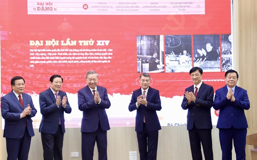 Tổng Bí thư Tô Lâm dự lễ ra mắt Trang thông tin điện tử "Đảng Cộng sản Việt Nam - Đại hội XIV"