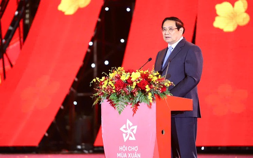 Thủ tướng: Hội chợ Mùa Xuân phải trở thành nhịp cầu đưa công nghiệp văn hóa Việt Nam hòa quyện vào dòng chảy thương mại trong nước, khu vực và toàn cầu