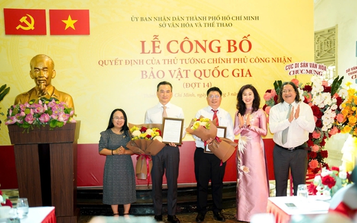 TP.HCM: Công bố Quyết định của Thủ tướng Chính phủ công nhận 02 Bảo vật quốc gia