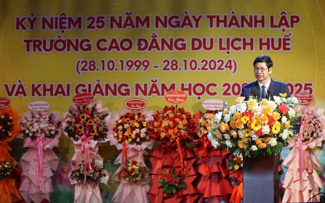 Trường Cao đẳng Du lịch Huế kỷ niệm 25 năm thành lập và khai giảng năm học mới