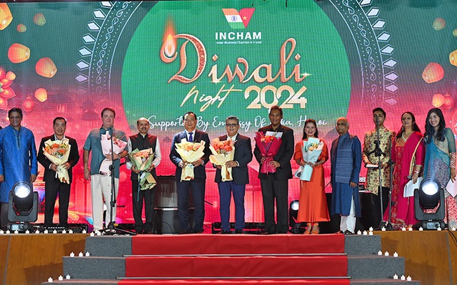 Phòng Thương mại Ấn Độ tại Việt Nam (INCHAM) đã tổ chức Đêm Diwali (Diwali Night), Cục Du lịch Quốc gia Việt Nam tham dự