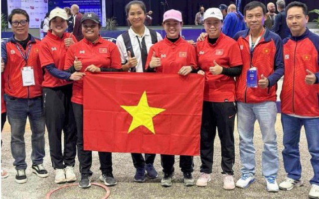 Bi sắt Việt Nam giành Huy chương bạc giải bi sắt vô địch châu Á