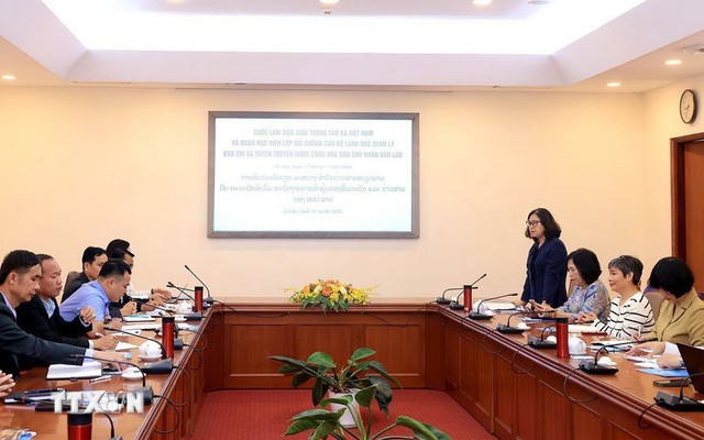 Việt Nam-Lào tăng cường chia sẻ thông tin quản lý báo chí và truyền thông