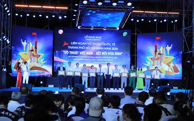 Khai mạc Liên hoan Võ thuật Quốc tế TP.HCM năm 2025