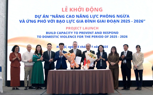 Việt Nam khởi động dự án do UNFPA tài trợ nhằm nâng cao năng lực phòng ngừa và ứng phó với bạo lực gia đình trong kỷ nguyên số