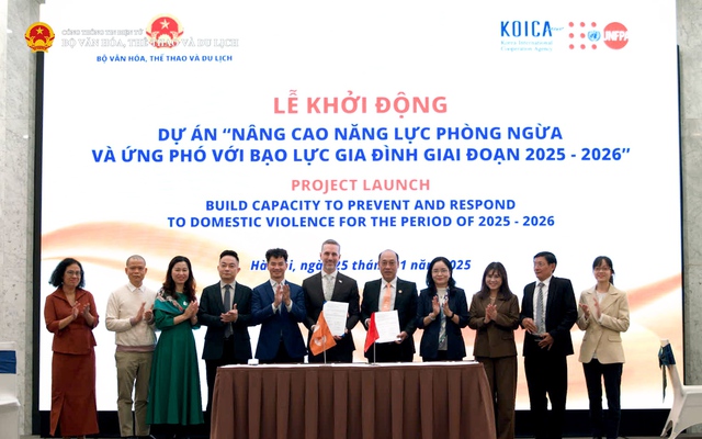 Khởi động Dự án “Nâng cao năng lực phòng ngừa và ứng phó với bạo lực gia đình giai đoạn 2025 - 2026”