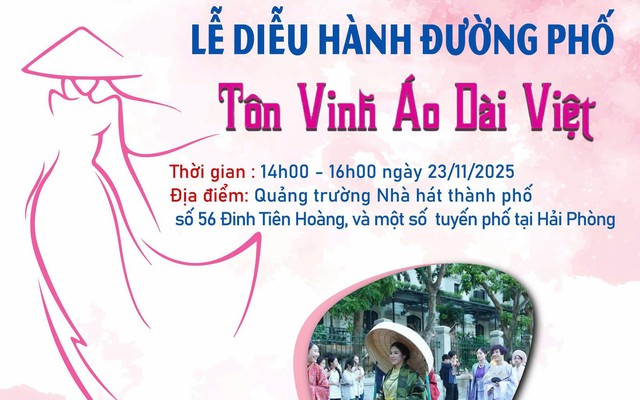 
Diễu hành “Tôn vinh Áo dài Việt” – Nơi di sản được tỏa sáng giữa lòng thành phố Hải Phòng!
